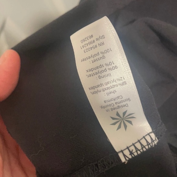 Ladies Black ATHLETA SKORT - Picture 5 of 7